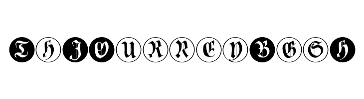 CuxhavenInitialsRound  Free Fonts Download