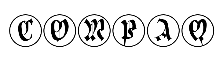 CuxhavenInitialsRound  Free Fonts Download