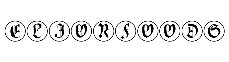CuxhavenInitialsRound  Free Fonts Download