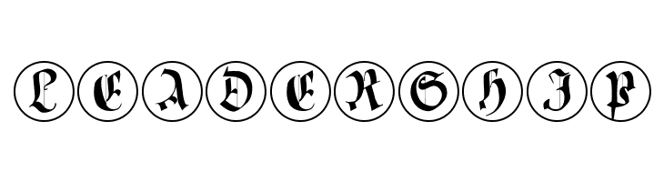 CuxhavenInitialsRound  Free Fonts Download