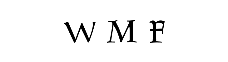 Goudy Mediaeval Regular  Free Fonts Download