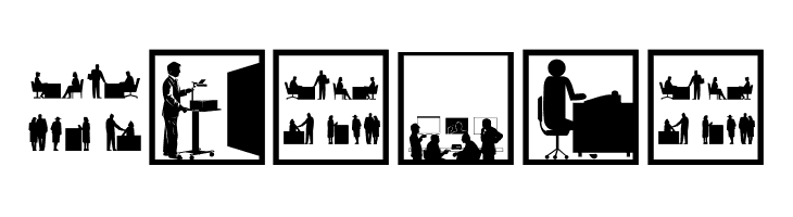 BusyPeople01  Free Fonts Download