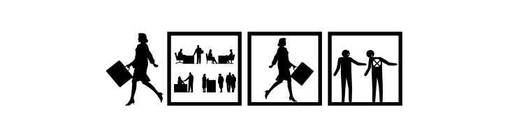 BusyPeople01  Free Fonts Download