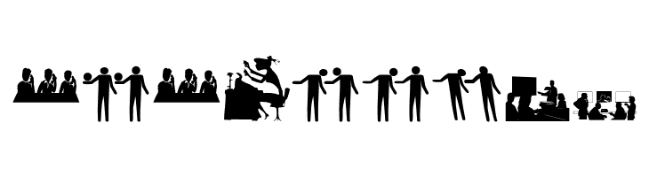 BusyPeople01  Free Fonts Download