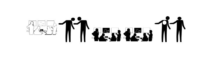 BusyPeople01  Free Fonts Download