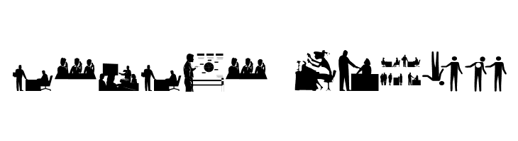 BusyPeople01  Free Fonts Download