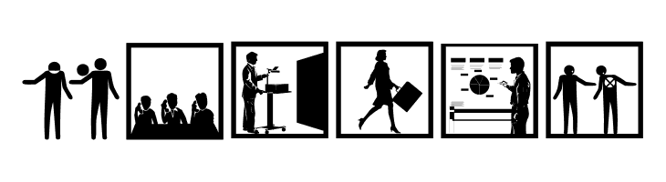 BusyPeople01  Free Fonts Download