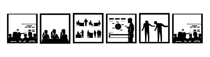 BusyPeople01  Free Fonts Download