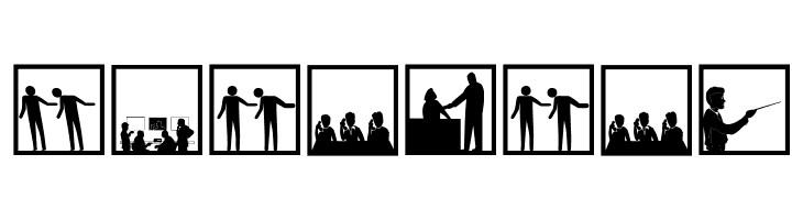 BusyPeople01  Free Fonts Download