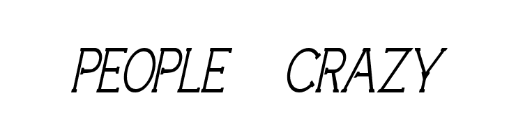 Technically Insane NarrowItalic  Free Fonts Download