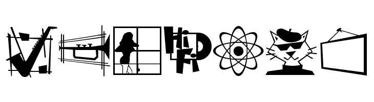 Nifty 50's Icons 1 JL  Free Fonts Download