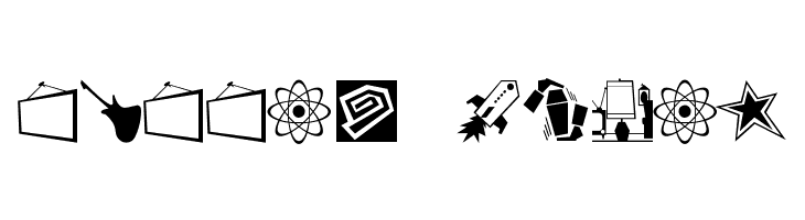 Nifty 50's Icons 1 JL  Free Fonts Download