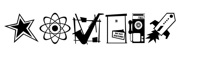 Nifty 50's Icons 1 JL  Free Fonts Download