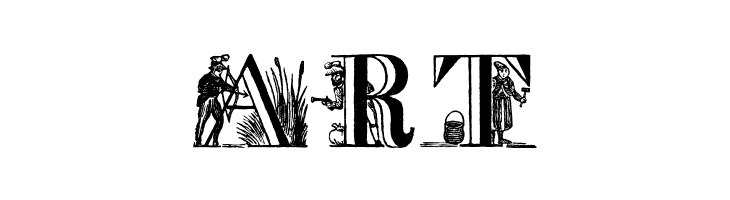 Picture Alphabet  Free Fonts Download