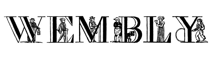 Picture Alphabet  Free Fonts Download