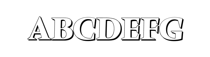 Ventura Shadow Bold  Free Fonts Download