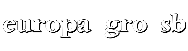 Ventura Shadow Bold  Free Fonts Download