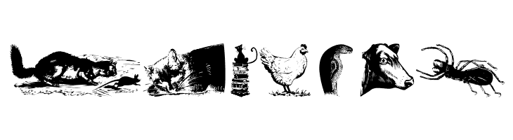 AnimalsOldfashion  Free Fonts Download