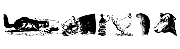 AnimalsOldfashion  Free Fonts Download