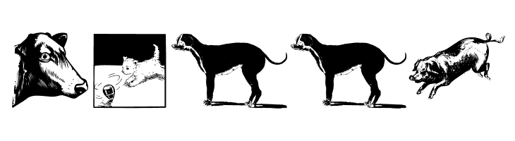 AnimalsOldfashion  Free Fonts Download