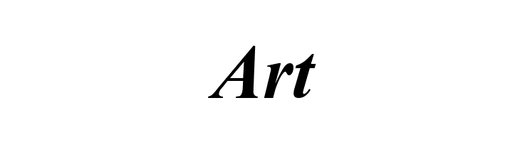 Art ArTarumianMatenagir  Bold Italic Font