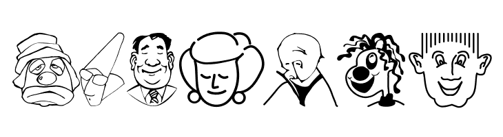 CartoonHeads  Free Fonts Download