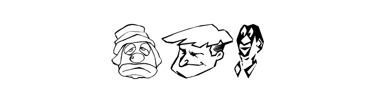 CartoonHeads  Free Fonts Download