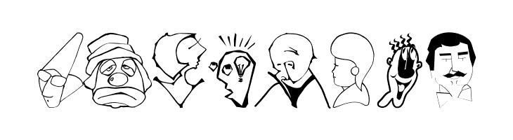 CartoonHeads  Free Fonts Download