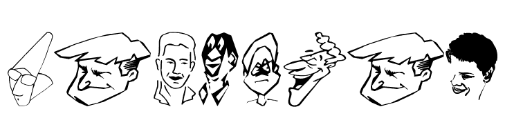 CartoonHeads  Free Fonts Download