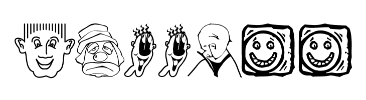 CartoonHeads  Free Fonts Download