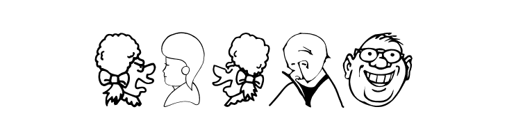 CartoonHeads  Free Fonts Download
