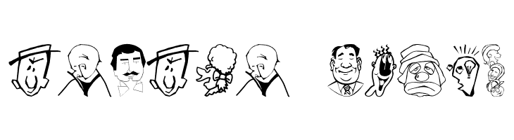 CartoonHeads  Free Fonts Download