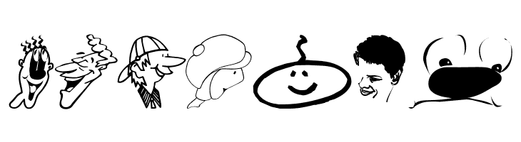 CartoonHeads  Free Fonts Download