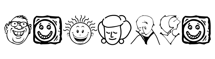 CartoonHeads  Free Fonts Download