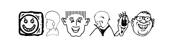 CartoonHeads  Free Fonts Download
