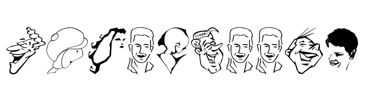 CartoonHeads  Free Fonts Download