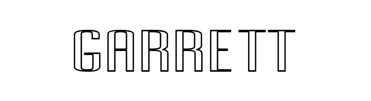 Pecot Upper Outline  Free Fonts Download