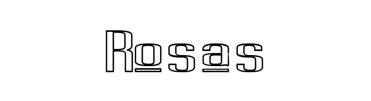 Pecot Upper Outline  Free Fonts Download