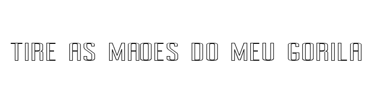 Pecot Upper Outline  Free Fonts Download