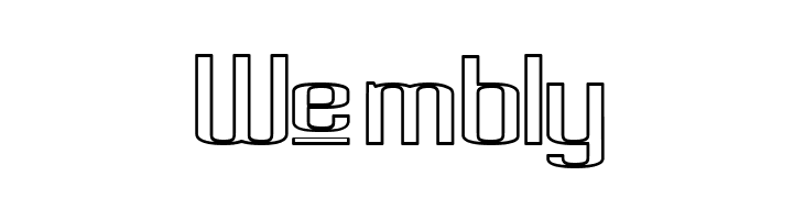 Pecot Upper Outline  Free Fonts Download