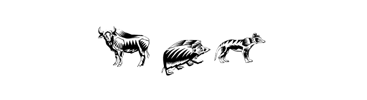 ZigzagZooAnimal  Free Fonts Download