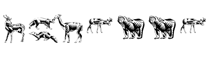 ZigzagZooAnimal  Free Fonts Download