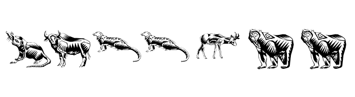 ZigzagZooAnimal  Free Fonts Download