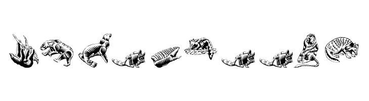 ZigzagZooAnimal  Free Fonts Download