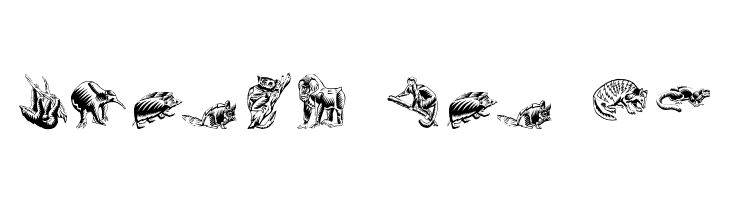 ZigzagZooAnimal  Free Fonts Download