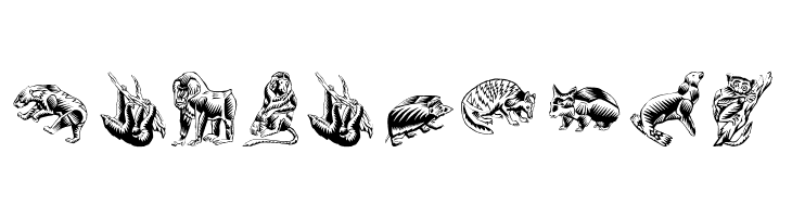 ZigzagZooAnimal  Free Fonts Download