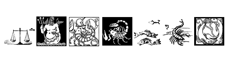 ZodiacsSignStars  Free Fonts Download