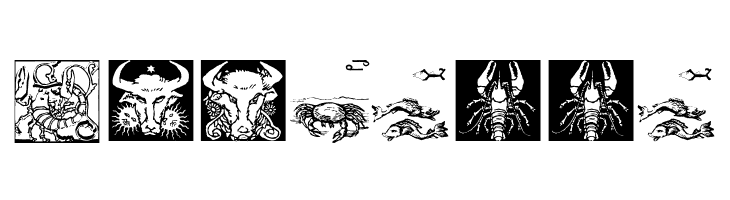 ZodiacsSignStars  Free Fonts Download