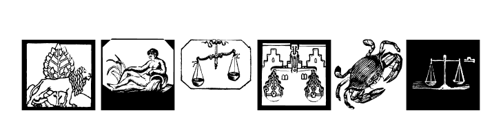 ZodiacsSignStars  Free Fonts Download