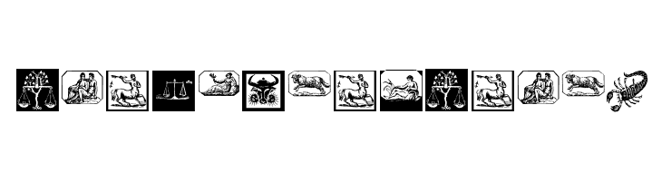ZodiacsSignStars  Free Fonts Download
